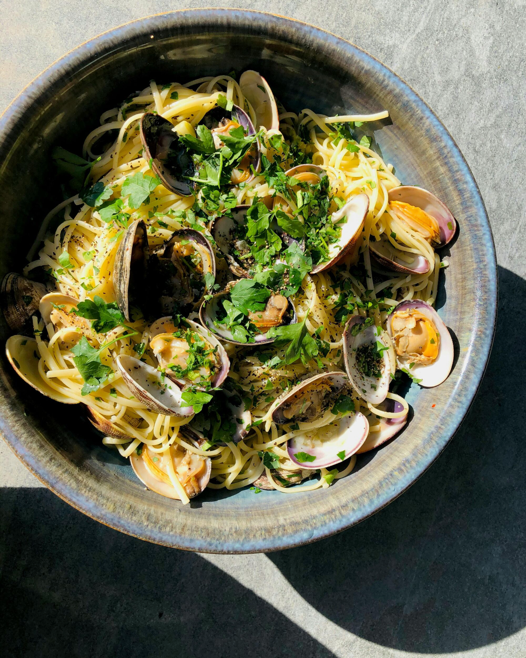 Pasta Vongole Freitag 9. Mai  ab 18h00 Uhr  & Samstag 10. Mai ab 16:00 Uhr